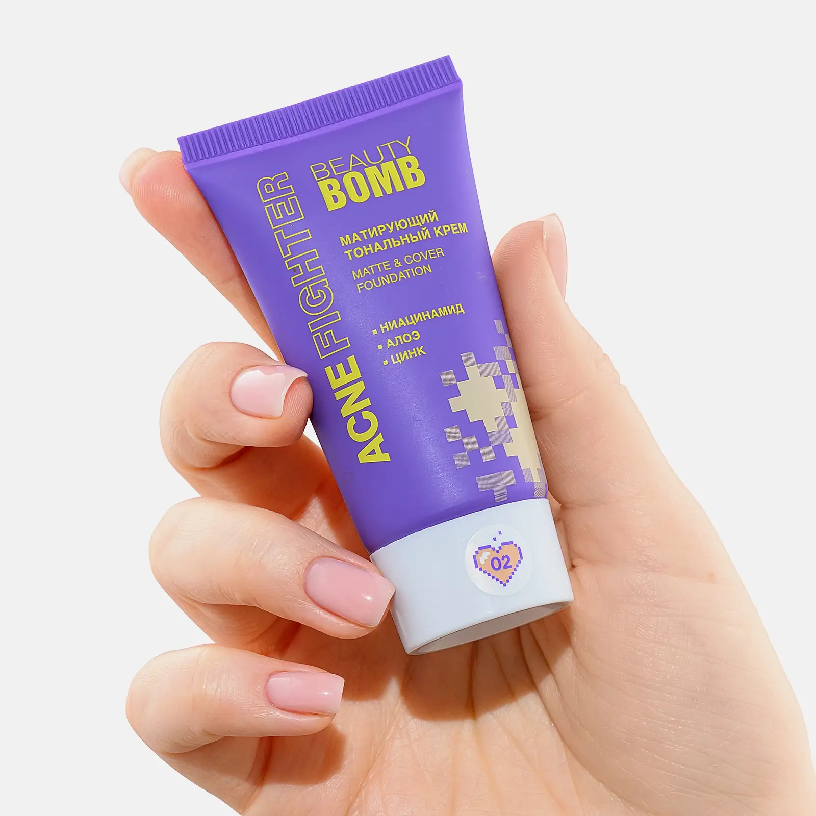 Тональный крем для лица Acne Fighter Shade тон 02 Beauty Bomb - фото 2