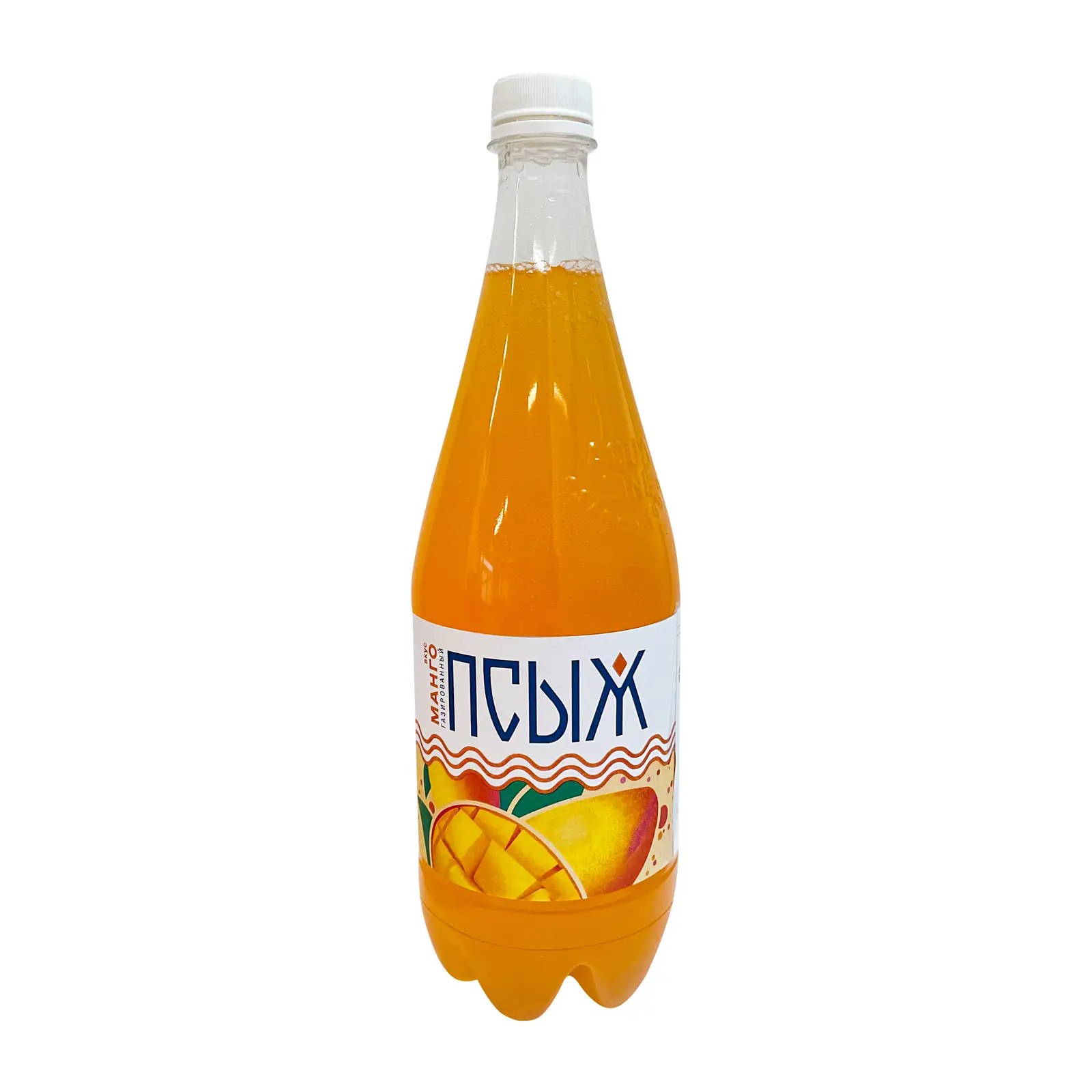 Изображение товара Напиток Псыж со вкусом Манго 1л газированный с натуральными ароматизаторами