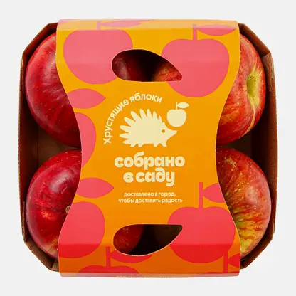Яблоки Хрустящие Собрано в саду 4шт