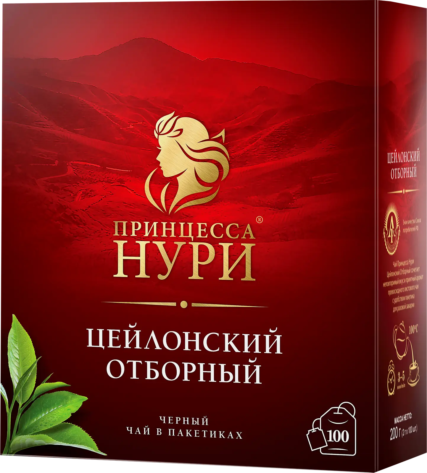 Чай черный Принцесса Нури Отборный 100пак - фото 3