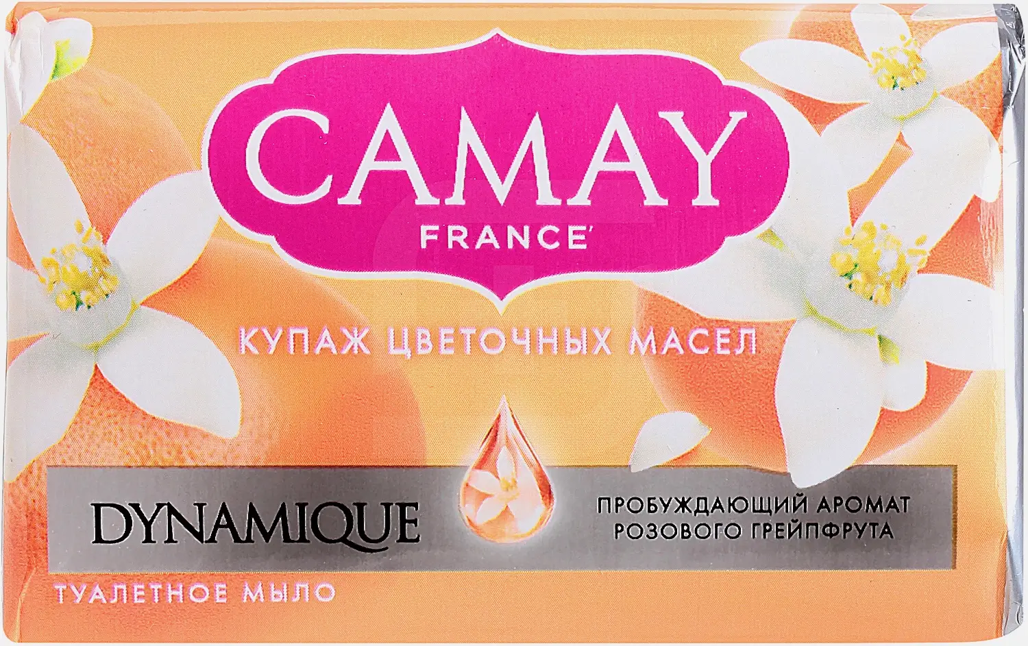 Туалетное мыло Camay Dynamique аромат грейпфрута 85г