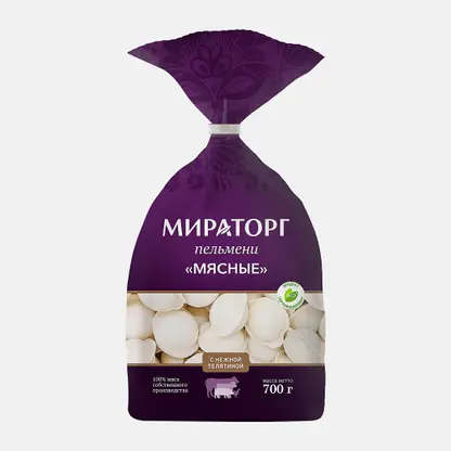 Пельмени Мираторг Мясные с нежной телятиной 700г