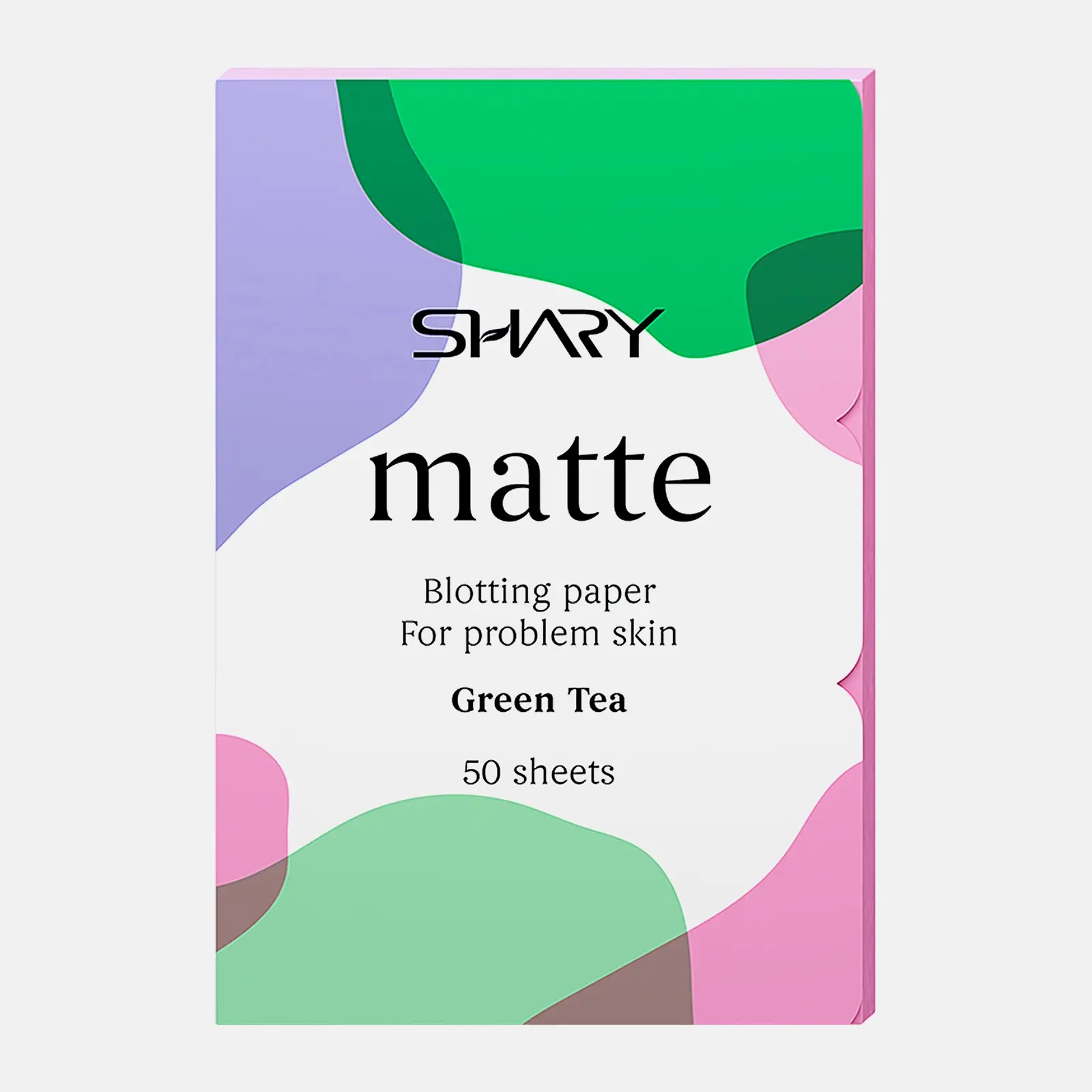 Салфетки для лица Shary Матирующие для проблемной кожи Зеленый чай 50шт