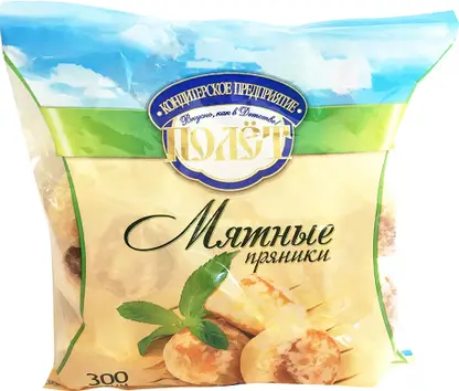 Изображение товара Пряники Полет Мятные 300г