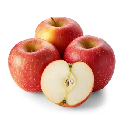 Изображение товара Свежие красные яблоки 1 кг - хрустящие и сладкие