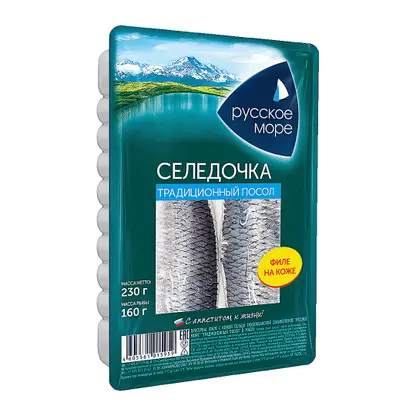Изображение товара Селедочка Русское море традиционного посола 230г