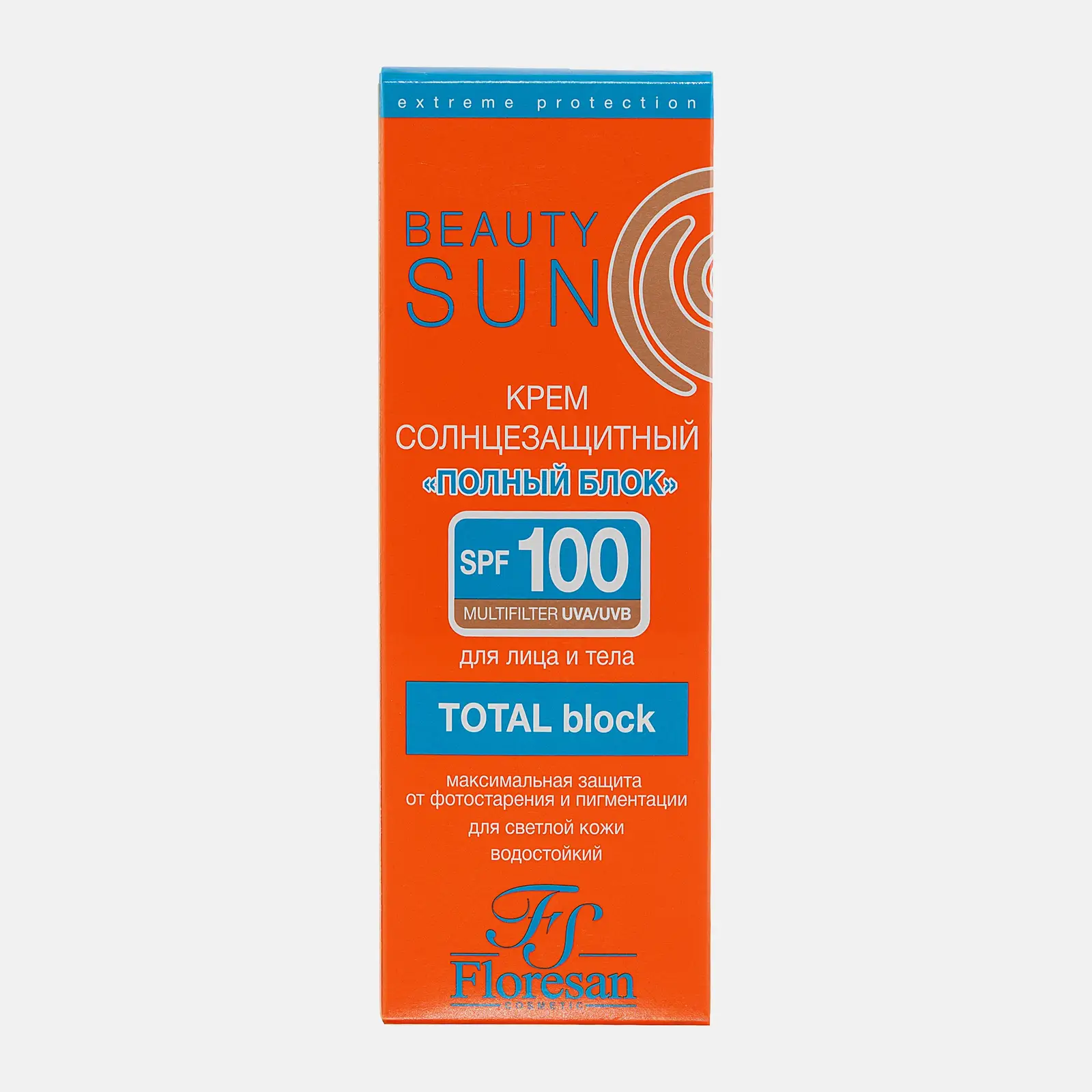 Крем солнцезащитный Floresan Beauty Sun SPF100 75мл