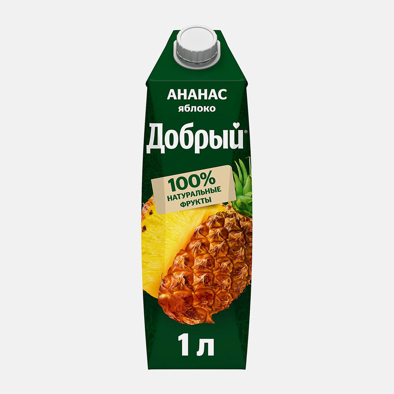 Нектар Добрый из ананасов и яблок 1л