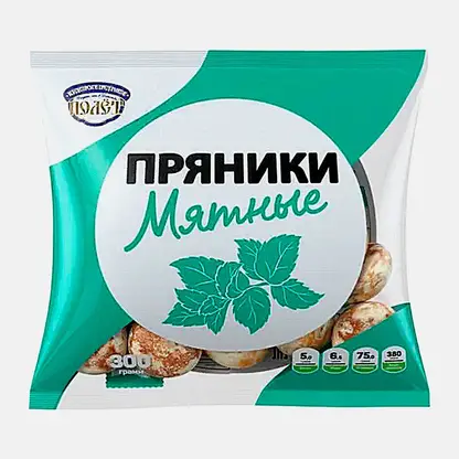Пряники Полет Мятные 300г