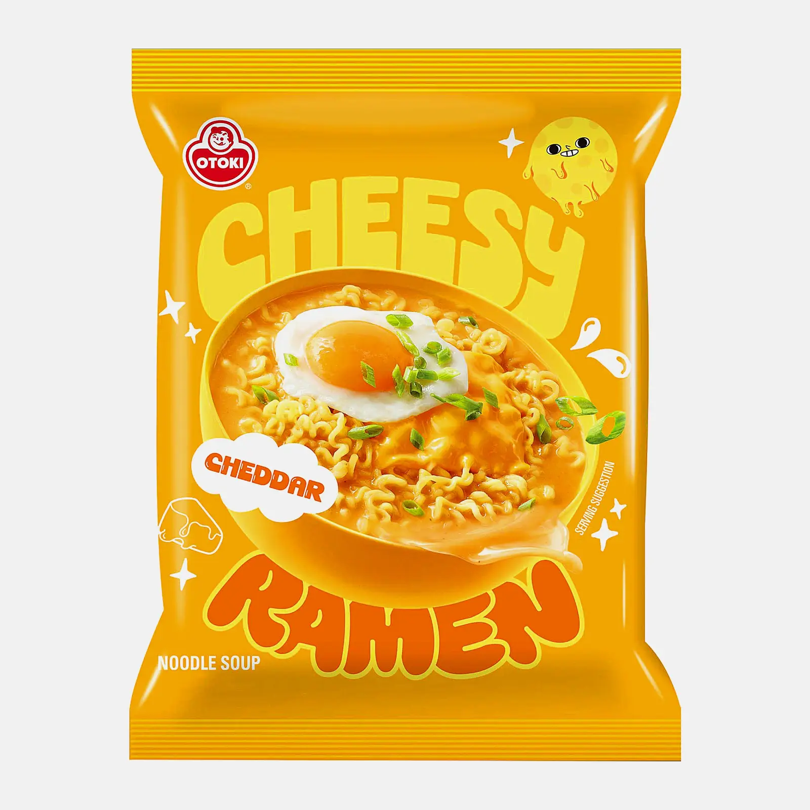 Изображение товара Лапша быстрого приготовления Ottogi Чиз Рамен сыра Чеддер 111г