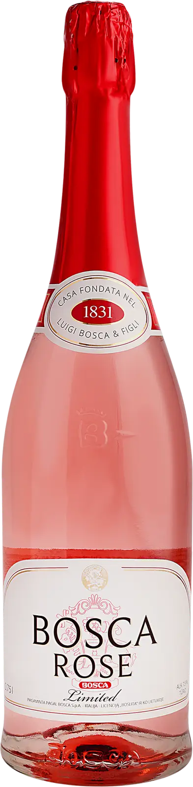Изображение товара Винный напиток газированный розовый Bosca Rose 7.5% 750мл