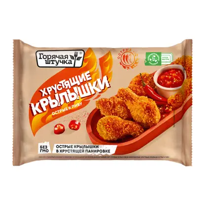 Изображение товара Крылышки Горячая штучка хрустящие острые к пиву 300г