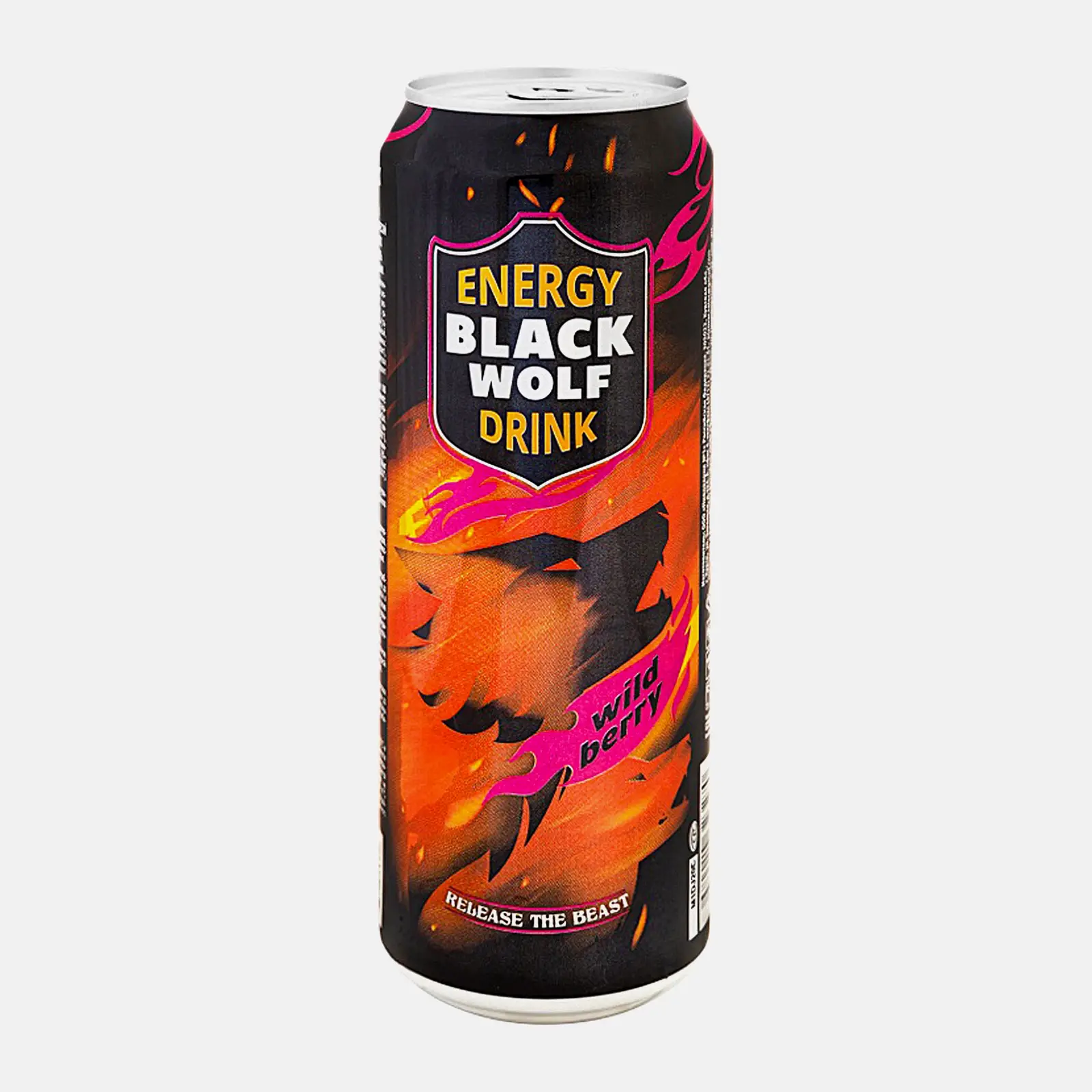 Изображение товара Энергетический напиток Black Wolf Wild Berry 450 мл для бодрости и концентрации