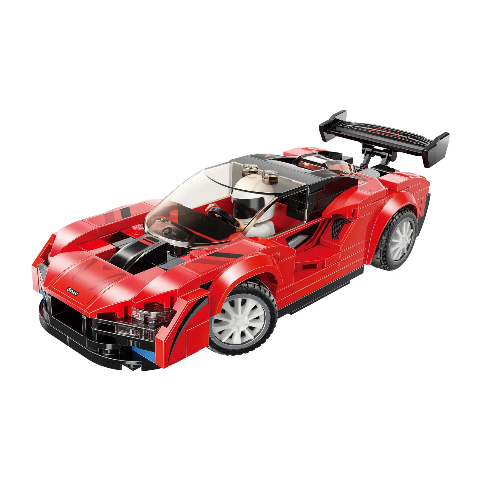 Конструктор Qman 14012 Гоночный авто 198 деталей