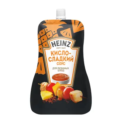 Изображение товара Кисло-сладкий соус Heinz 200г для блюд из курицы овощей и морепродуктов