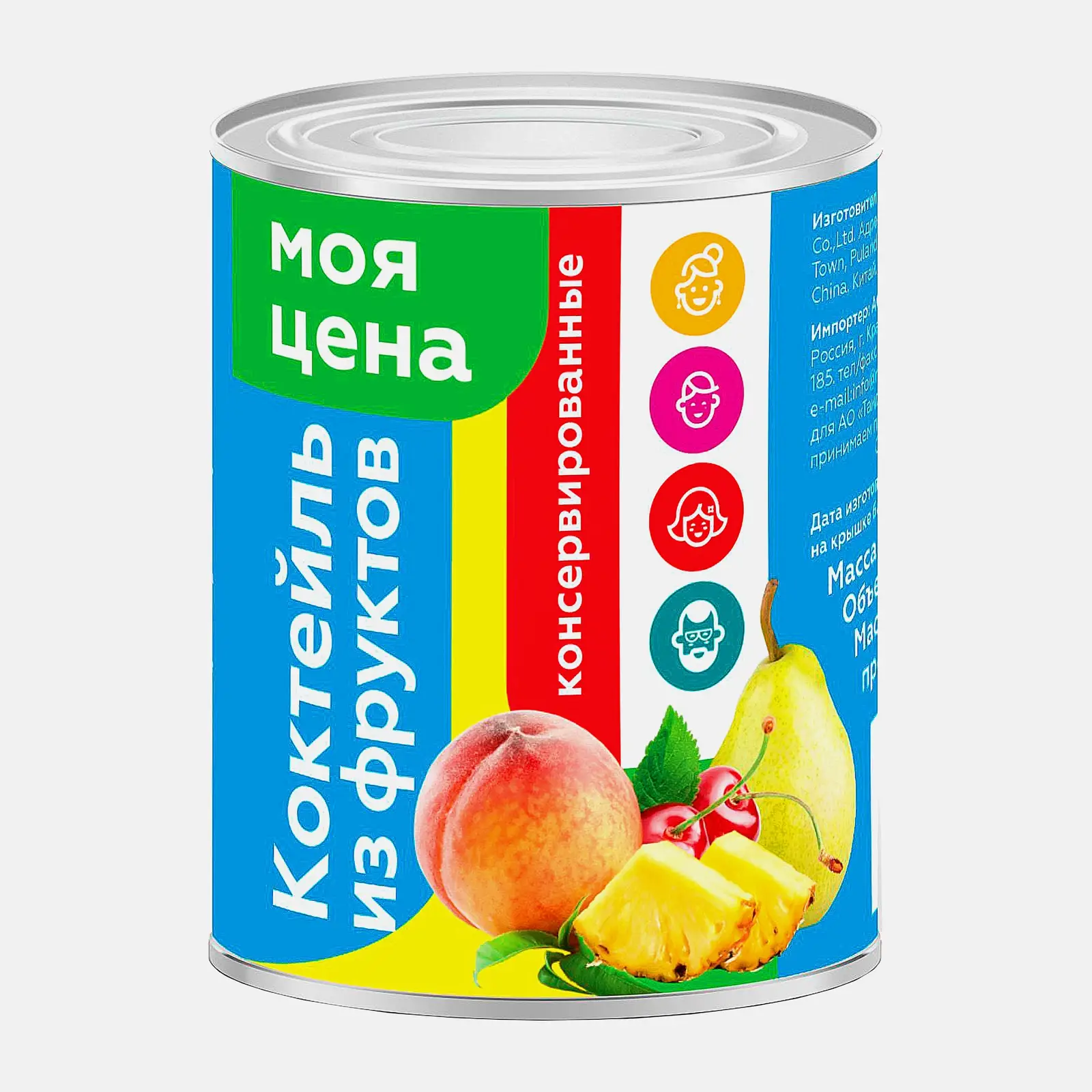 Коктейль фруктовый Моя цена 420г
