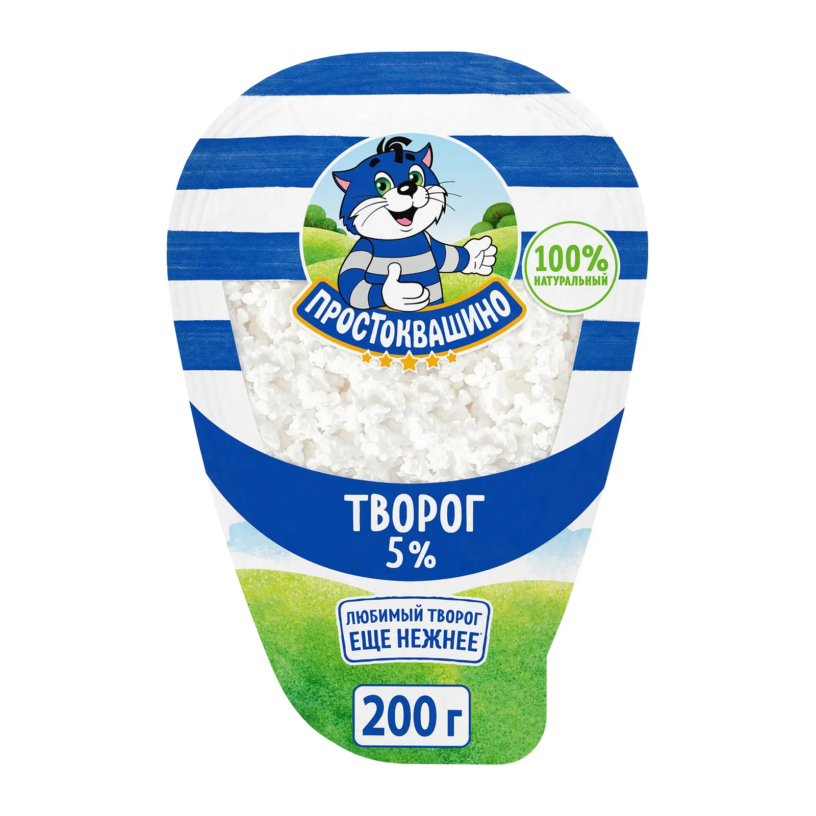 Изображение товара Творог Простоквашино 5% 200г