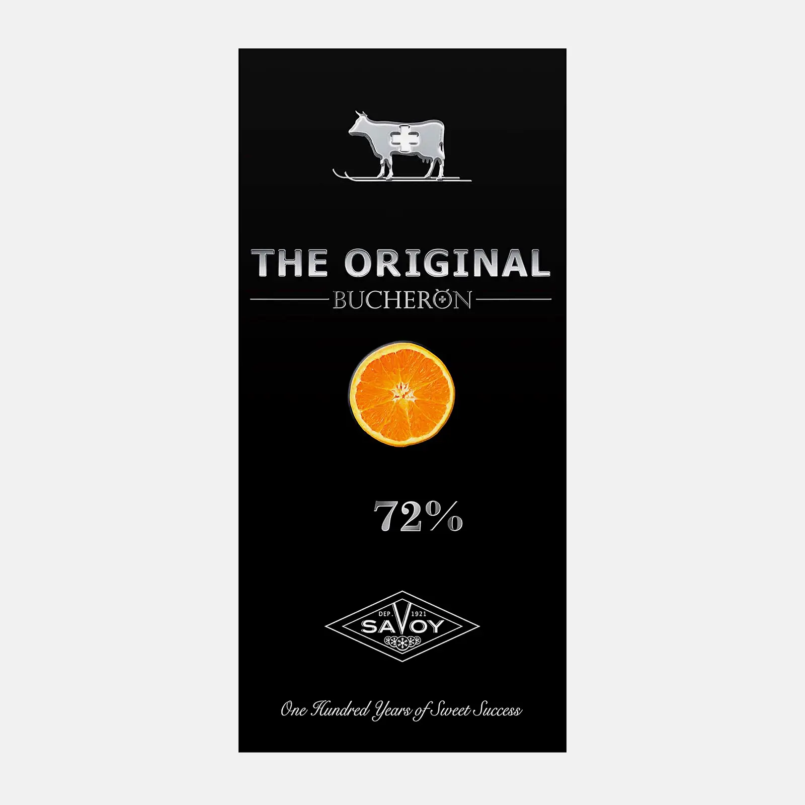 Шоколад горький с апельсином Bucheron Original 72% 90г