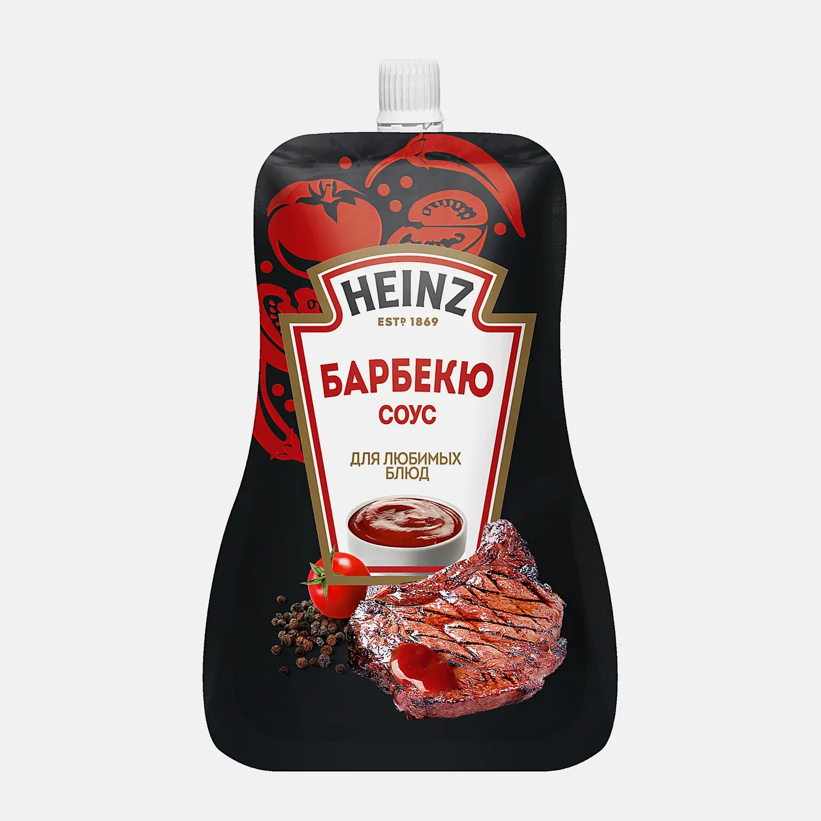 Изображение товара Соус Барбекю Heinz 200г натуральный без ГМО и консервантов