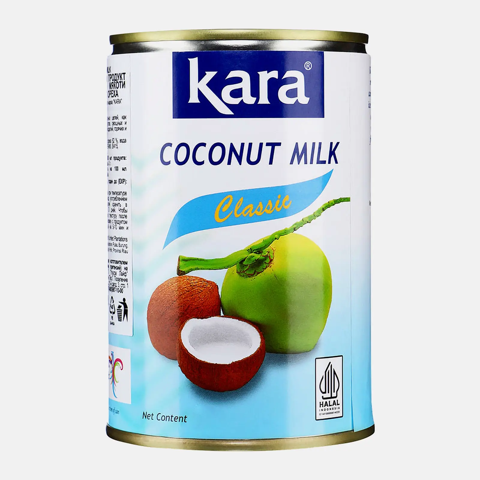 Кокосовое молоко Kara 17% 400мл