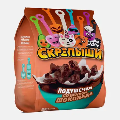 Подушечки Скрепыши со вкусом шоколада 150г