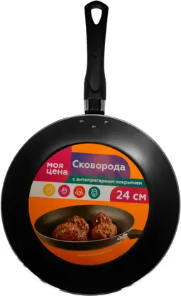 Изображение товара Сковорода Моя цена антипригарная 24см