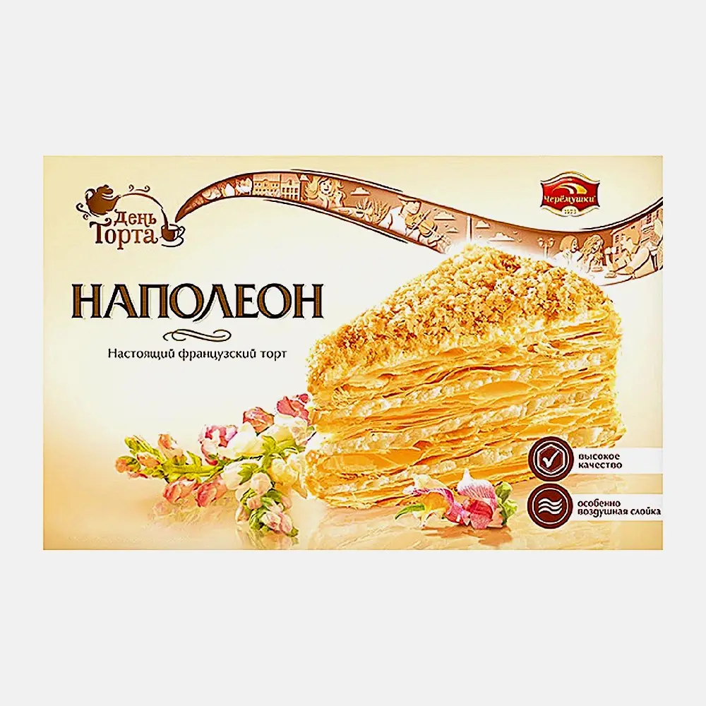 Торт Наполеон День торта 310г Торт Наполеон День торта 310г