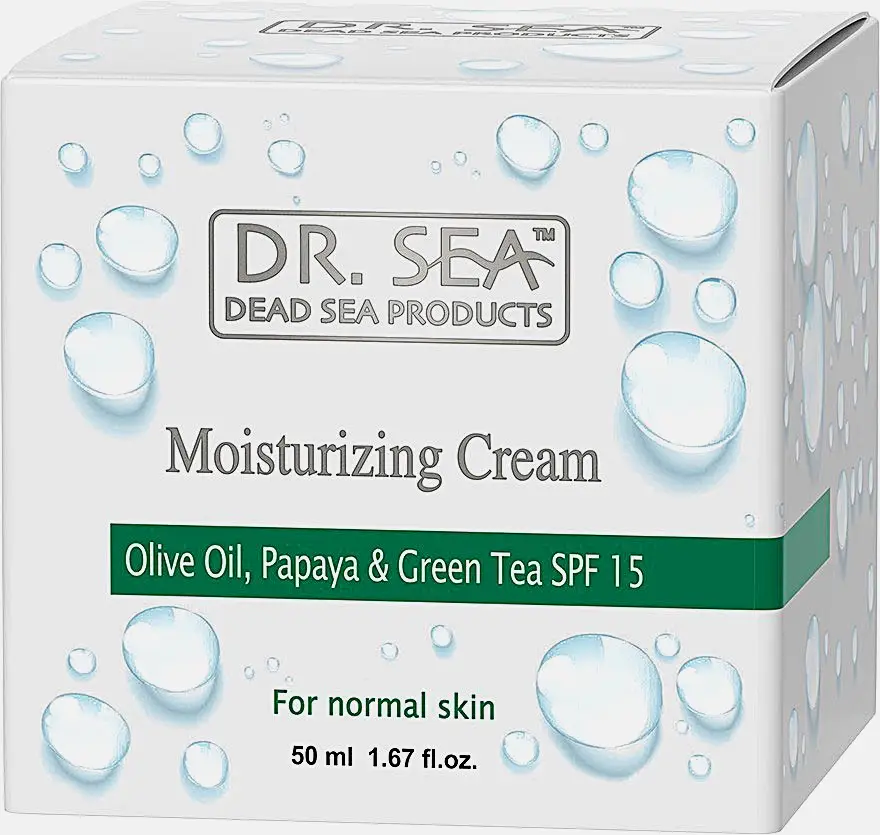 Крем для лица Dr.Sea увлажняющий с зеленым чаем Spf 15 50мл