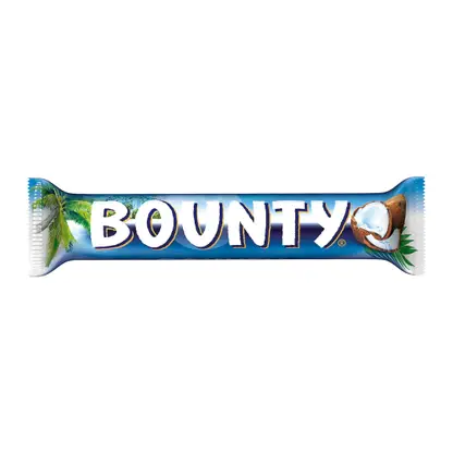 Изображение товара Батончик шоколадный с нежной мякотью кокоса Bounty 55г