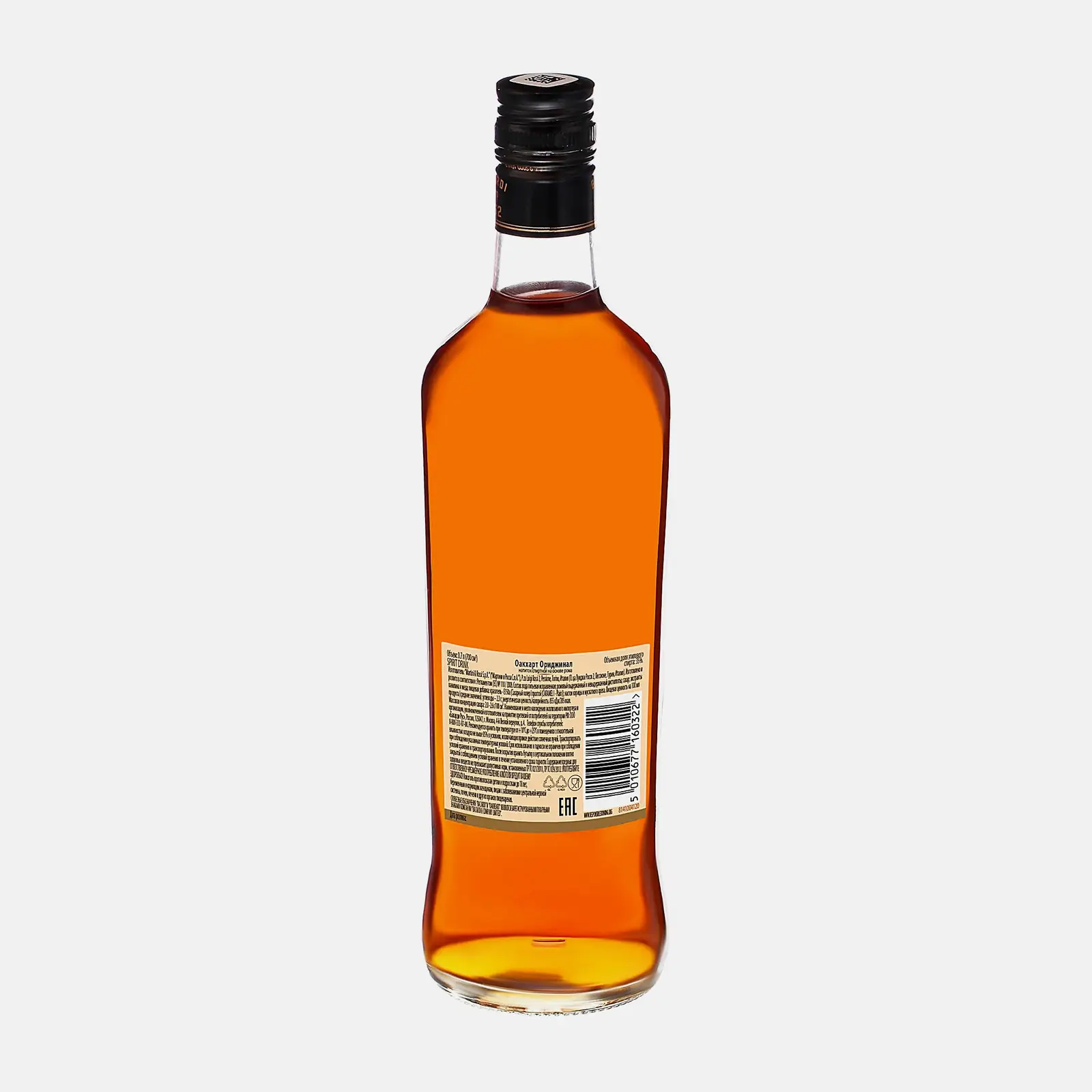 Напиток Bacardi OakHeart Original на основе рома 35% 700мл