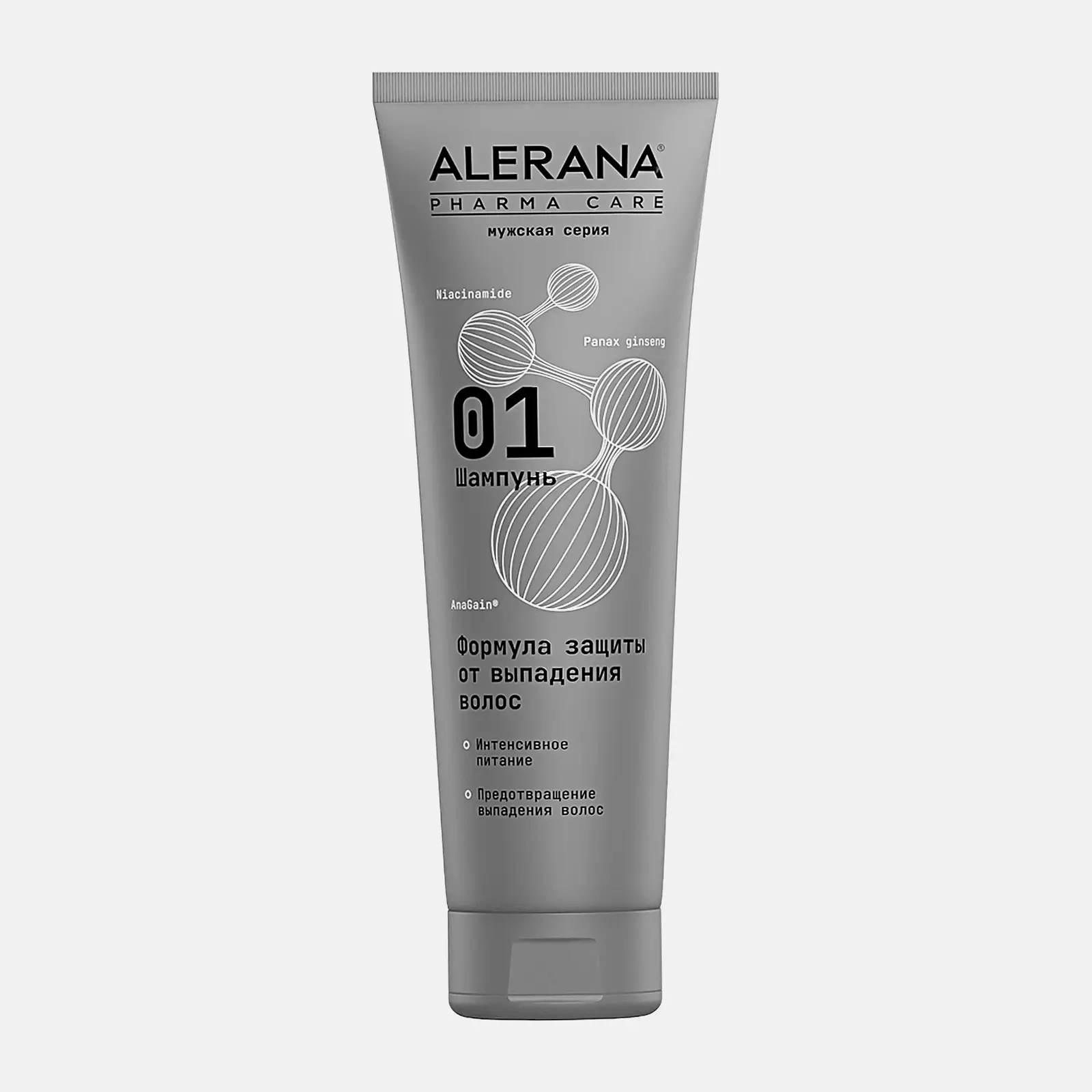 Шампунь для волос Alerana Pharma Care защита от выпадения мужской 260мл