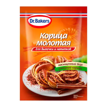 Изображение товара Корица Dr. Bakers молотая 8г