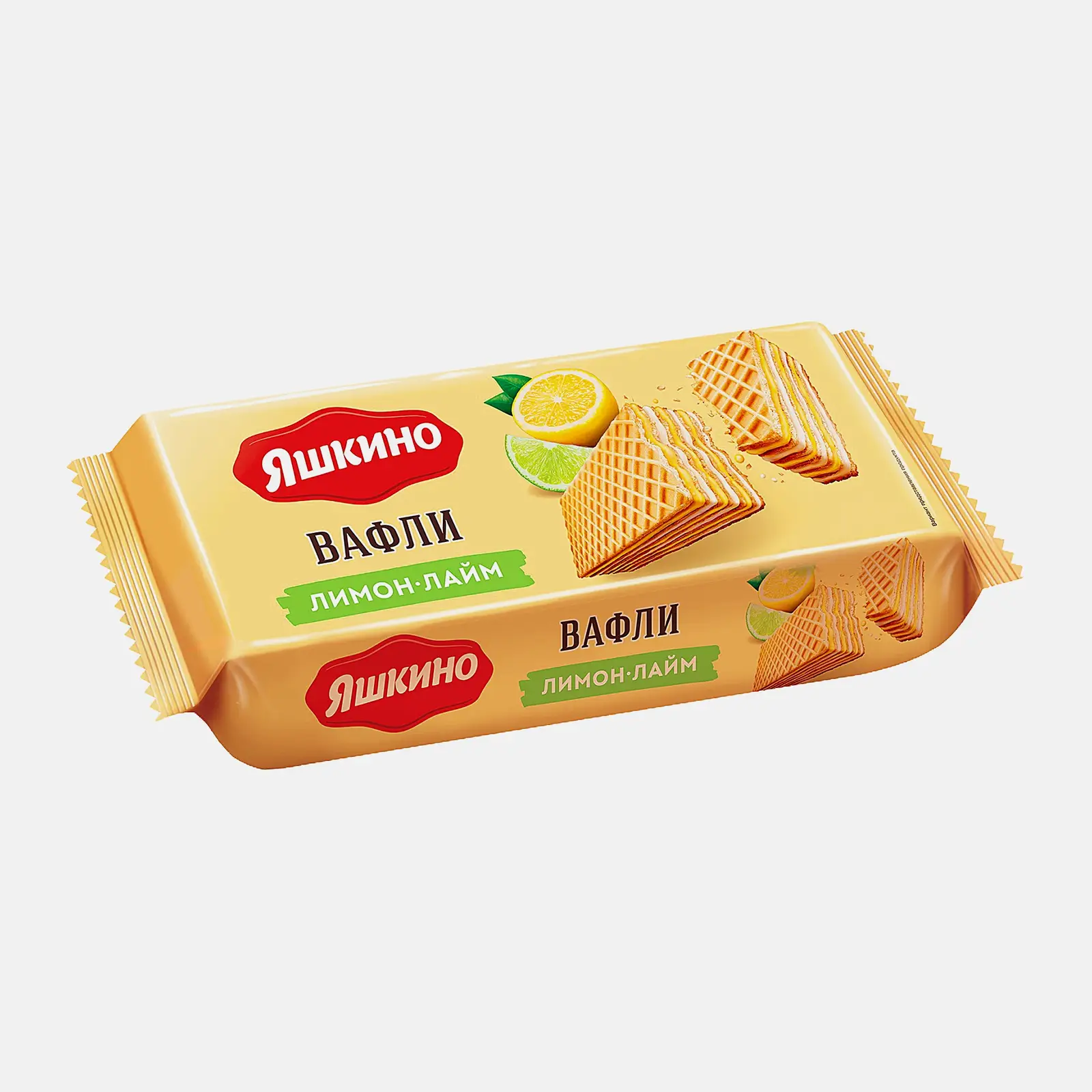 Вафли Яшкино Лимон-лайм 300г