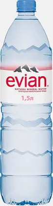 Вода Evian минеральная столовая природная негазированная 1.5л