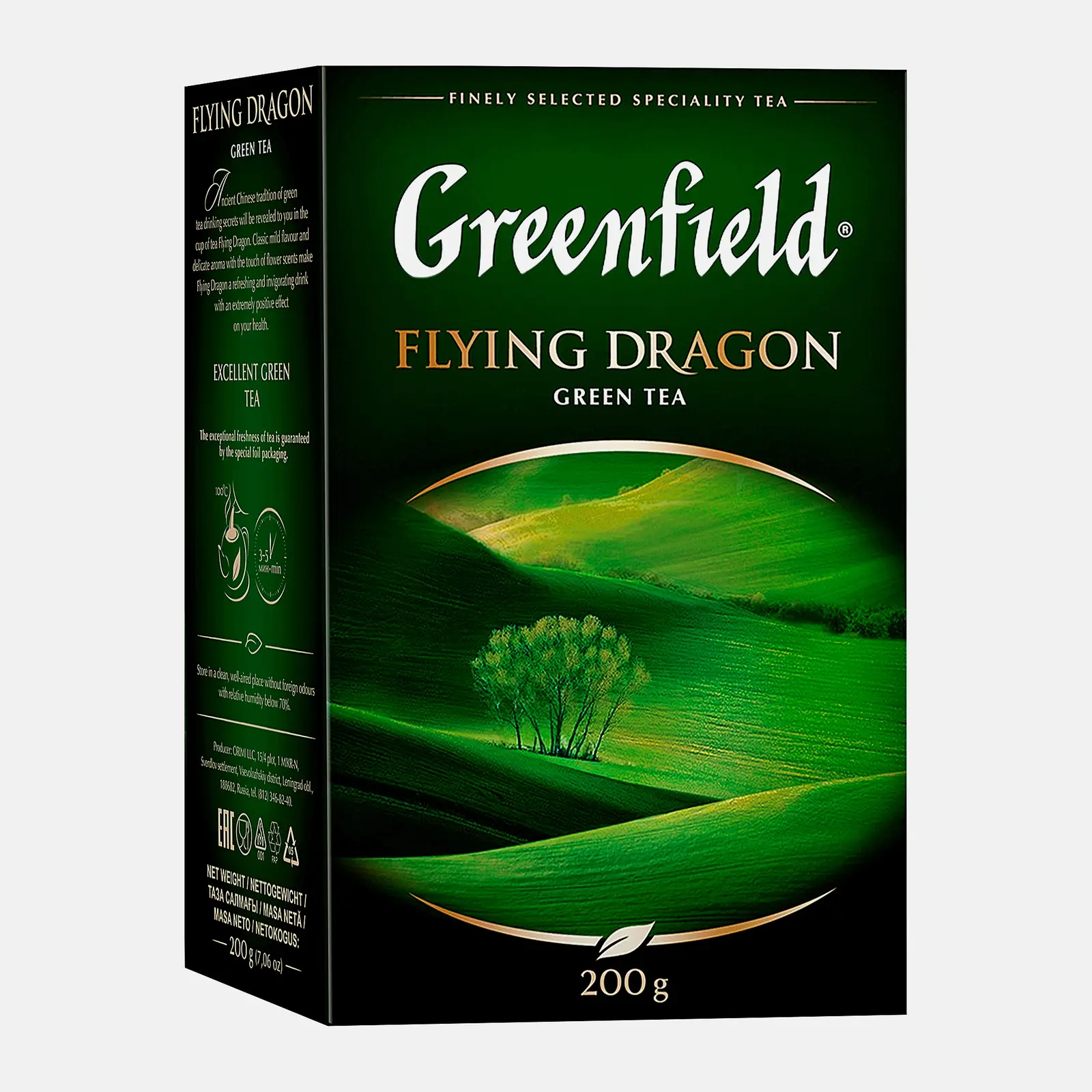 Чай зеленый Greenfield Flying Dragon 200г - фото 2 Чай зеленый Greenfield Flying Dragon 200г - фото 2