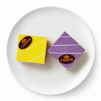 Изображение товара Пирожное Тет-а-тет с апельсином и смородиной 270г У Палыча