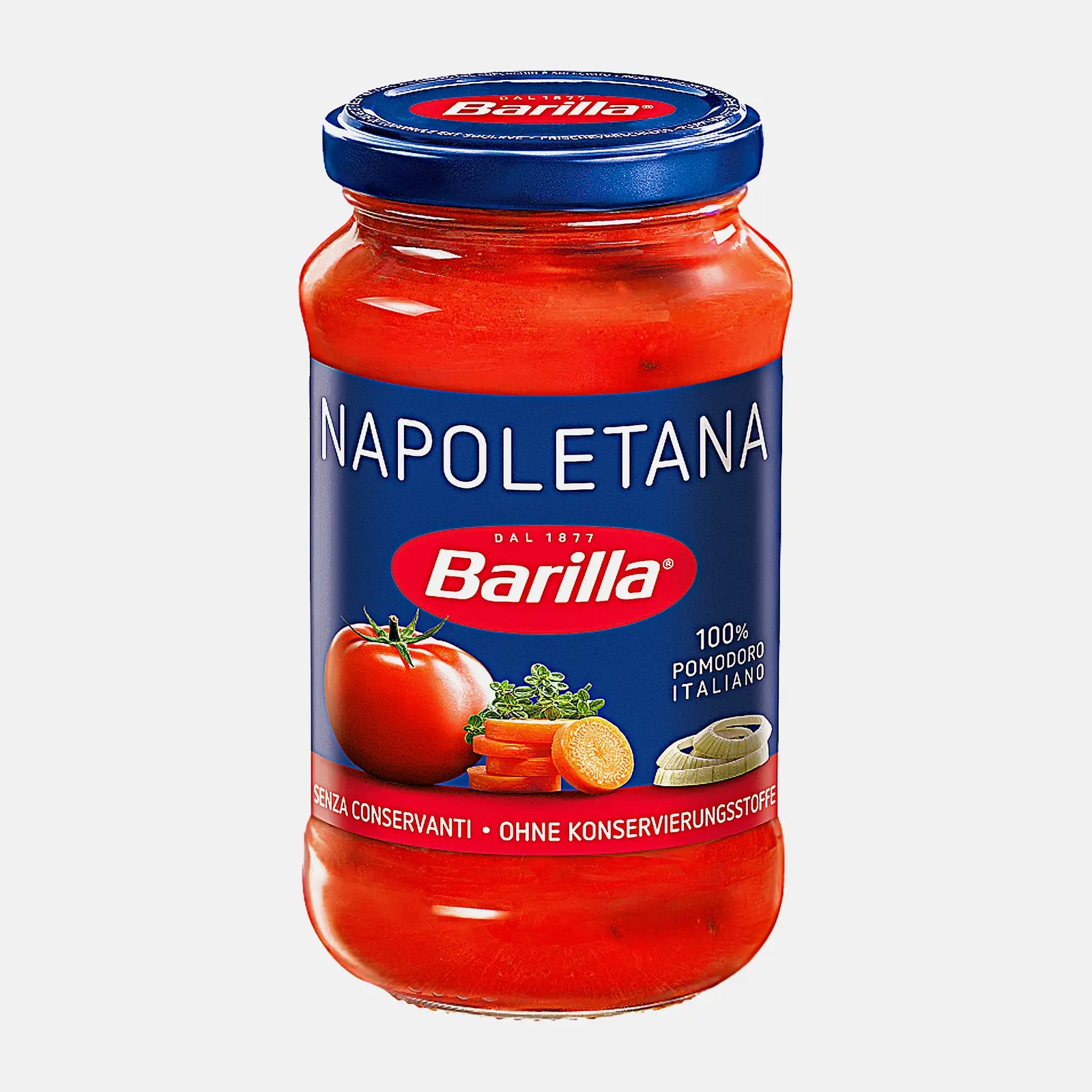 Изображение товара Соус Barilla Napoletana 400г для пасты, мяса и овощей натуральный
