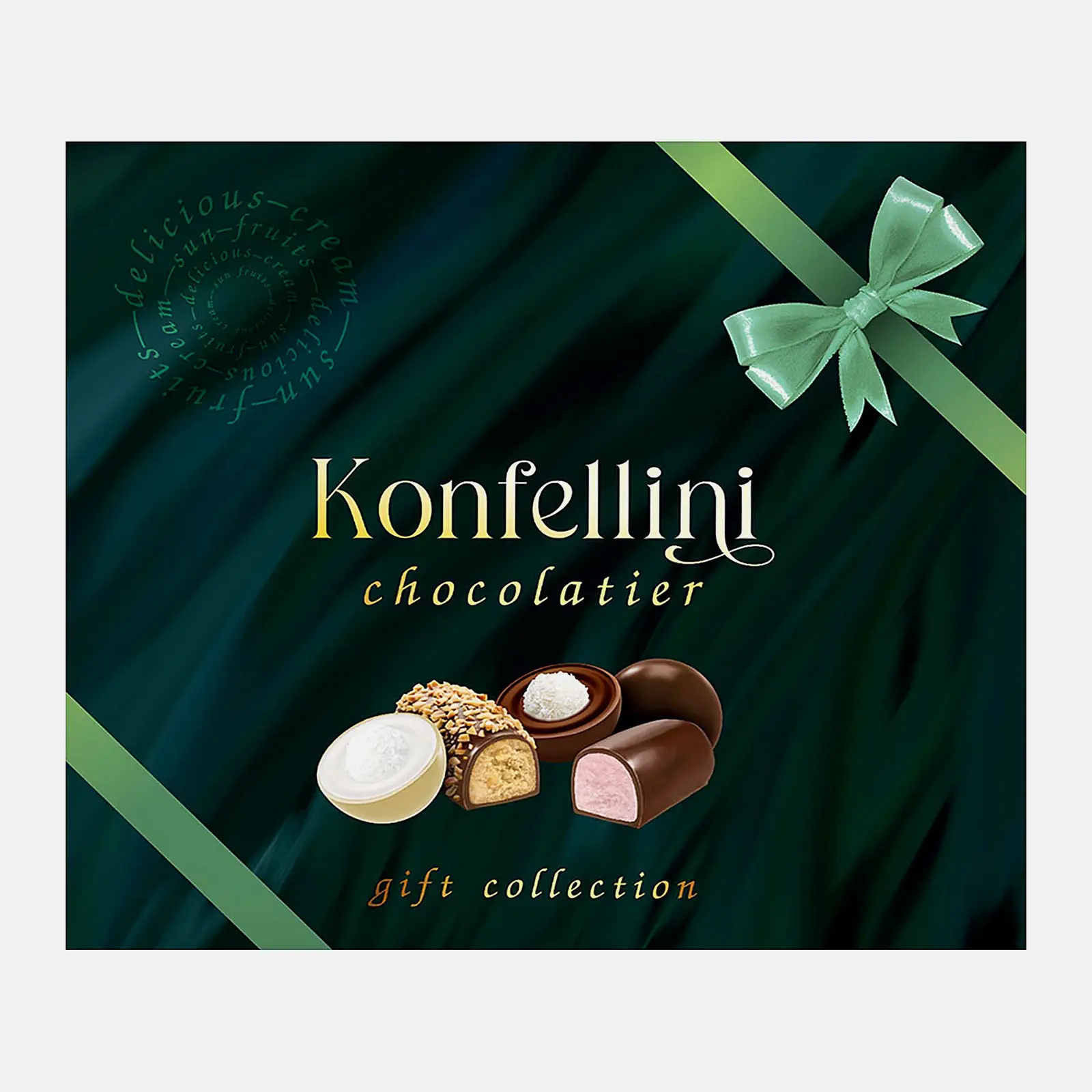Набор конфет Konfellini глазированных с начинками 255г