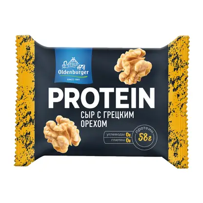 Изображение товара Сыр Oldenburger протеиновый с грецким орехом 30% 200г