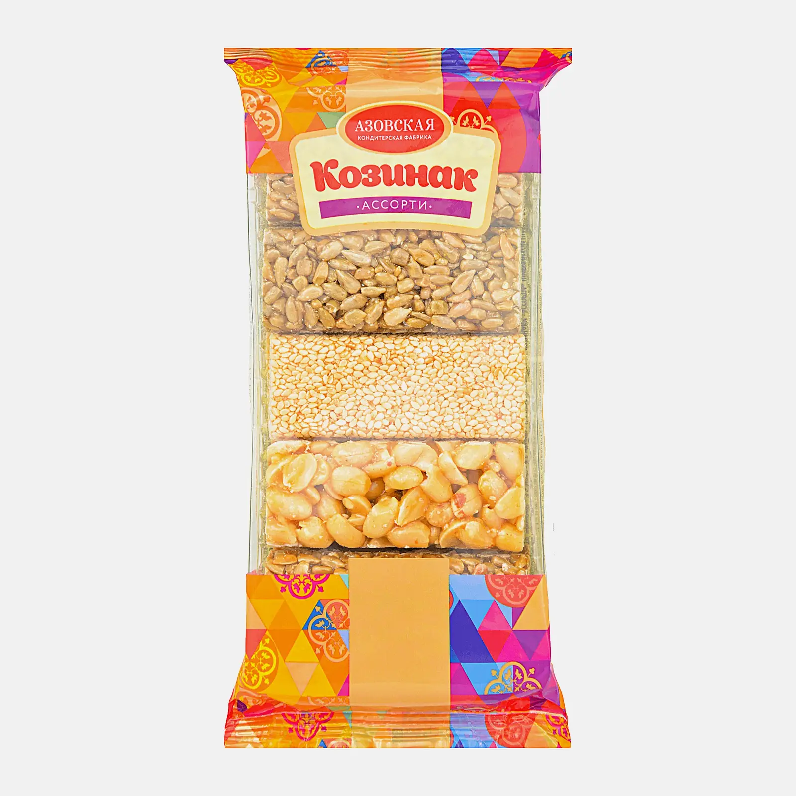 Изображение товара Козинак Ассорти Азовская КФ 280г - натуральный восточный сладкий деликатес без ГМО