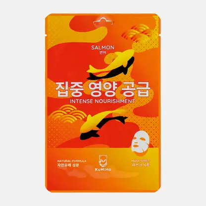 Маска тканевая для лица Kumiho Интенсивное питание с экстрактом икры лосося 20мл