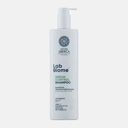 Шампунь для жирных волос глубокой очистки Sebum Control Natura Siberica Lab Biome 400мл