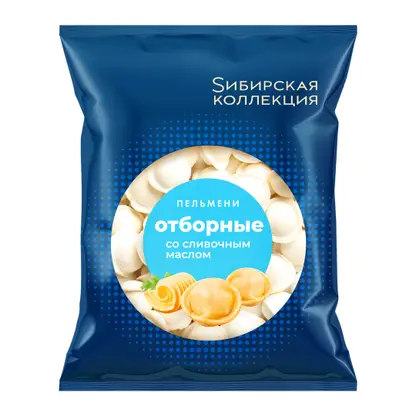 Изображение товара Пельмени Sибирская Коллекция Отборные со сливочным маслом 400г