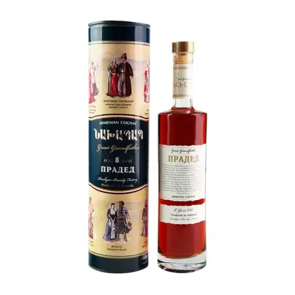 Коньяк Прадед армянский марочный 8 лет 40% 500мл