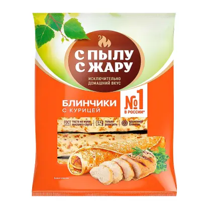 Изображение товара Блинчики С пылу с жару с курицей 360г