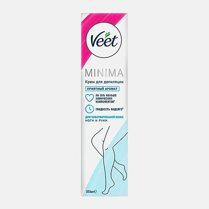 Крем для депиляции Veet Minima для чувствительной кожи 200мл