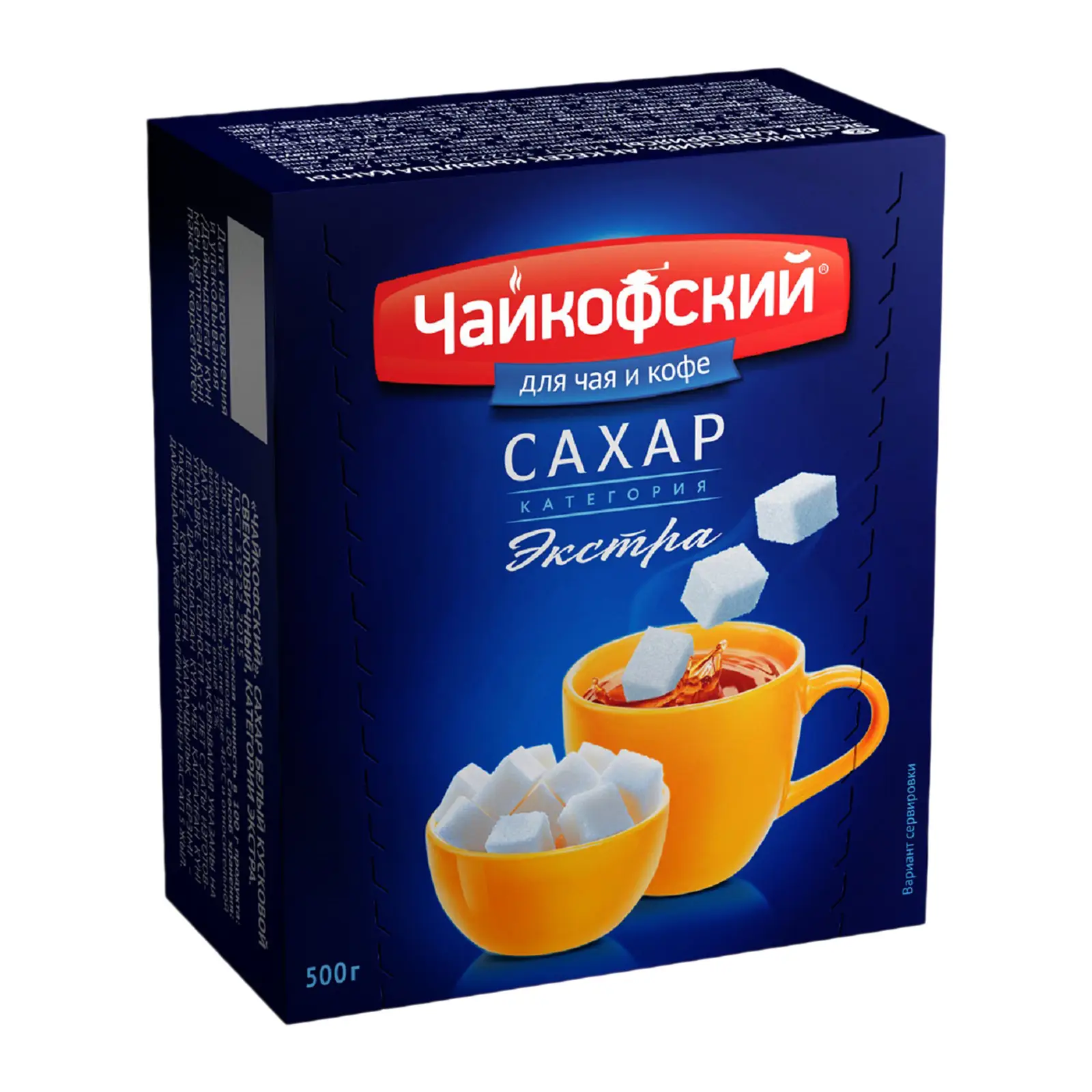 Изображение товара Сахар Чайкофский белый кусковой 500г