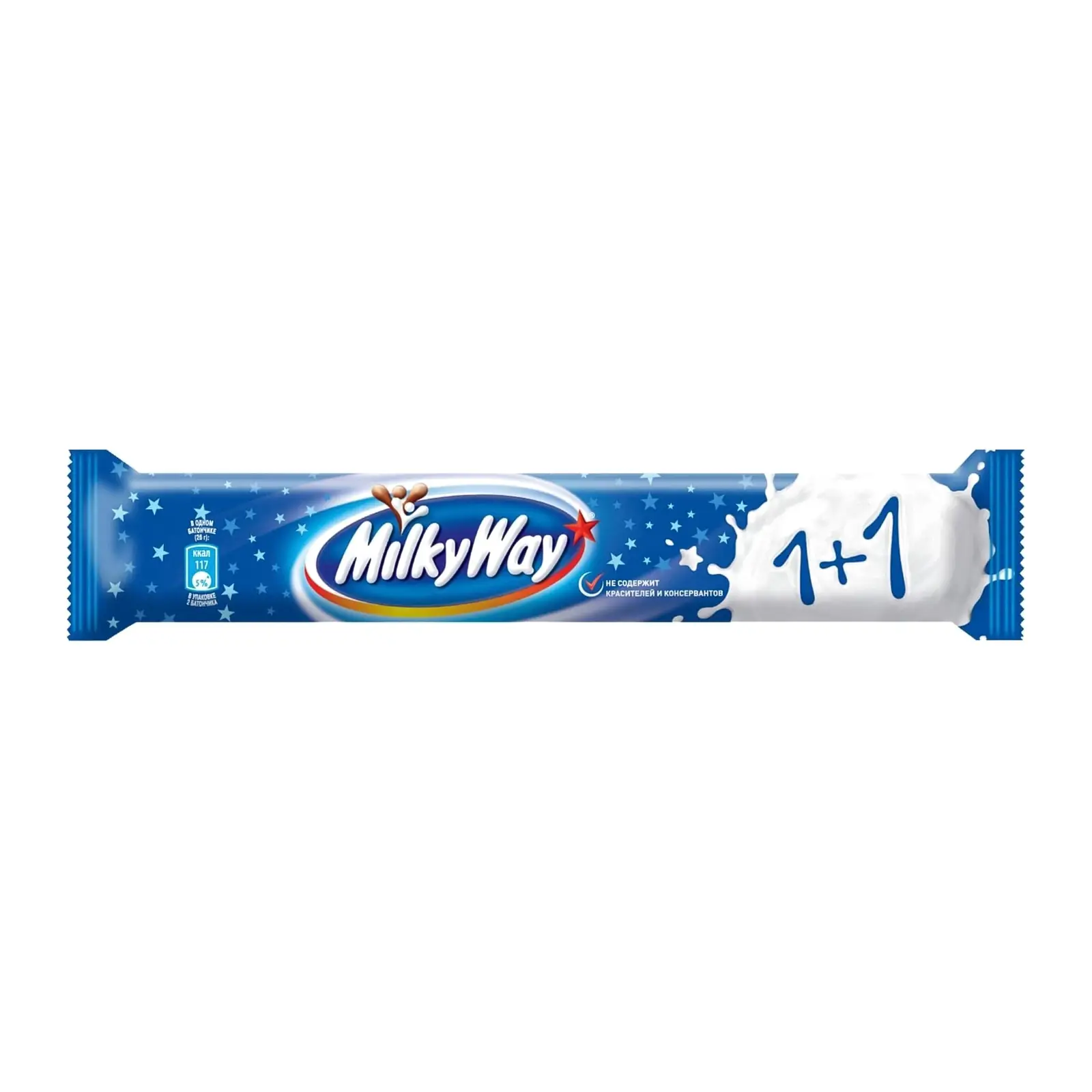 Изображение товара Шоколадный батончик Milky Way 1+1 52г