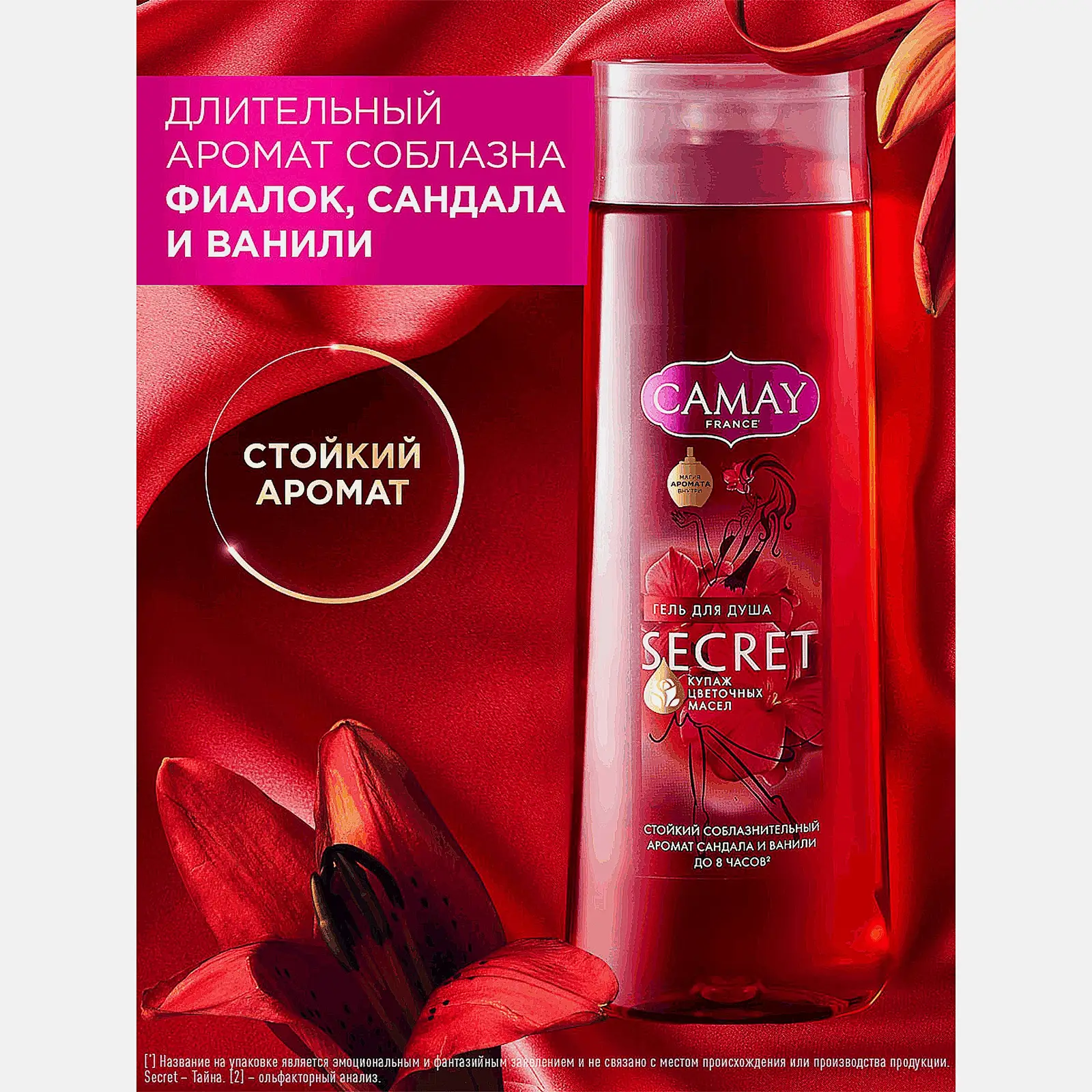 Гель для душа Camay Тайное блаженство 250мл