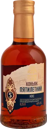 Коньяк Российский 5 лет 40% 250мл